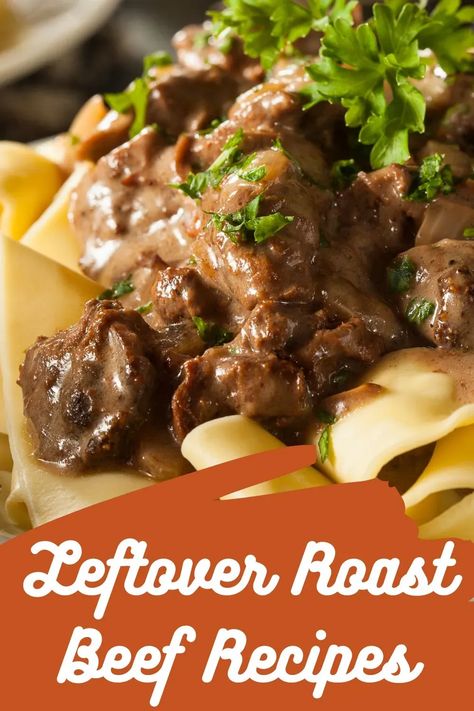 There’s something about the flavor and tenderness of roast beef that screams next-day leftovers. But don’t think you have to stick to the same repeat of the night before. With a little creativity, a little extra prep time, and a few more ingredients, your Sunday roast will be given new life with these leftover roast beef recipes. Beef Stew Leftover Roast, Leftover Roast Soup Recipes, Ideas For Roast Meat, Leftover Roast Beef Recipes Stew, Beef And Noodles Leftover Roast, Leftover French Dip Meat, Leftover Beef Gravy Uses, Beef Pot Pie With Leftover Roast, Things To Make With Beef Roast