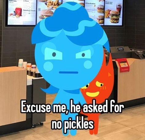 He Asked For No Pickles, Excuse Me, Character Development, Sweets Treats, Pickles, Cool Art, In This Moment, Memes