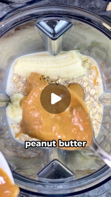 Bloame Wellness on Instagram: "PB & Banana Smoothie 🥜🍌

This smoothie with its optimal blend of protein, carbohydrates, and healthy fats, is not only effective for muscle recovery but also serves as a calorie-dense option, making it suitable for those aiming to support weight gain in a nutritious way.
 
Recipe:
1 large banana
2 tbsp peanut butter
1/2 cup Greek yogurt
1 cup oat milk
1/4 cup rolled oats
1 scoop protein powder (optional*)
Ice cubes (optional)

Total calories: ~550 calories

P: 25-40g* | C: 69g | F: 29g | Fiber: 10g

#smoothierecipe #postworkout #healthy #healthyrecipe #peanutbutter" Oat Smoothie Recipes, Pb Banana Smoothie, Banana Oats Smoothie, Banana Shake Recipe, Oats Smoothie Recipes, Oats Smoothie, Xmas Recipes, Peanut Butter Banana Smoothie, Banana Shake