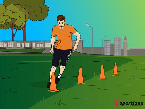 Cone drills as a tool in speed and agility training Cone Agility Drills, Cone Drills Workouts, Agility Training For Athletes, Cone Drills, Running Drills, Speed Drills, Training Routine, Agility Training, Body Posture