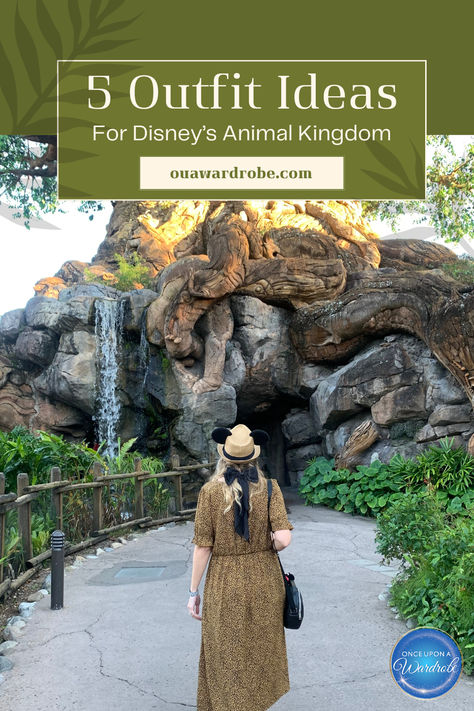 We love a Safari theme for Animal Kingdom, but there are also a lot of other fun themes within this park! If you are looking for something more unique to wear, we share 5 outfit themes to style for this Disney theme park!  #animalkingdomoutfit #disneyparks #disneyoutfit #disneyshirt #disneyvacation Disney Safari Outfit, Animal Kingdom Outfit Ideas Women, Disney Bounding Animal Kingdom, Disney Bound Animal Kingdom, Outfits For Animal Kingdom, Animal Kingdom Disneybound, Disney Animal Kingdom Outfit, Animal Kingdom Outfit Woman, Animal Kingdom Outfit