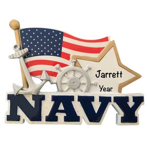 Navy Room Decor, Navy Room, Military Ornaments, Marine Corps Gift, Military Christmas, Nautical Ornaments, Navy Flag, Navy Christmas, Custom Gift Wrapping