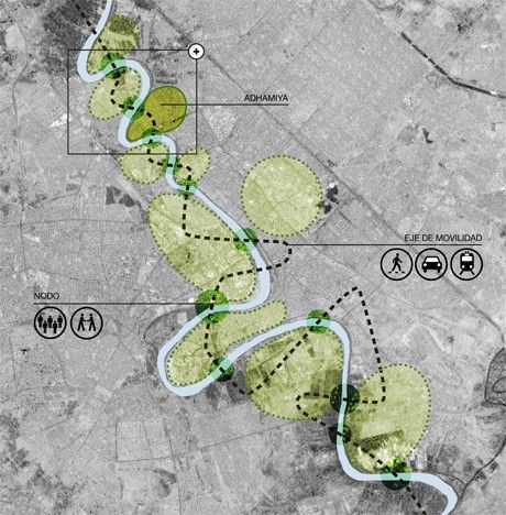 Landscape Diagram, Villa Architecture, Urban Design Diagram, Urban Analysis, Urban Design Graphics, Urban Design Plan, Urban Landscape Design, Baghdad Iraq, Concept Diagram