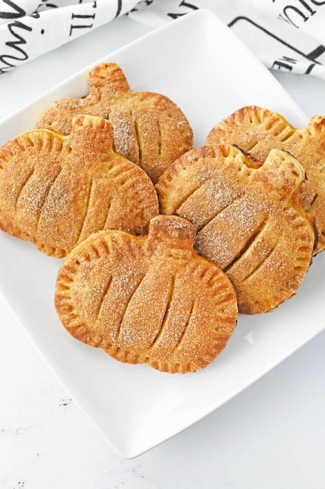 Pumpkin Hand Pies, Shake And Bake Pork, Pumpkin Fluff Dip, Flaky Pie Crust Recipe, Apple Hand Pies, Mini Pumpkin Pies, Pinwheel Recipes, Shake N Bake, Pumpkin Pies