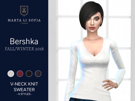 Cc Top, Sims 4 Downloads, Alpha Female, Female Clothing, Sims 4 Cas, White Long Sleeve Shirt, Sims 4 Cc, Sims 4 Custom Content, The Sims Resource