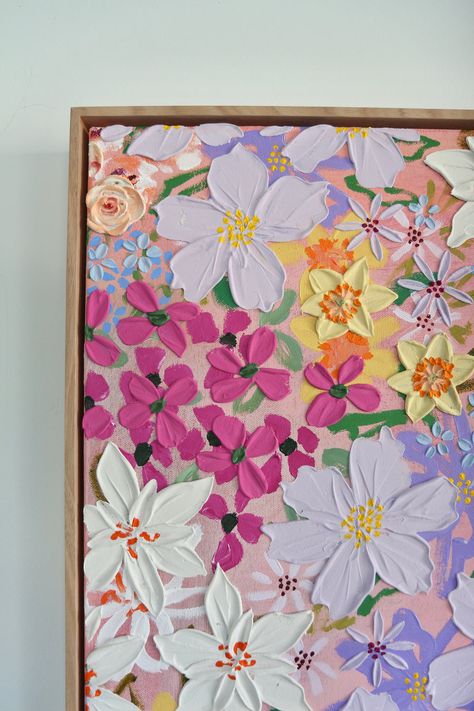 Canvas Painting Ideas, Arte Inspo, Interior Design Art, Beginner Painting, Flower Art Painting, Art Inspiration Painting, Painting Art Projects, Diy Art Painting, Diy Canvas Art