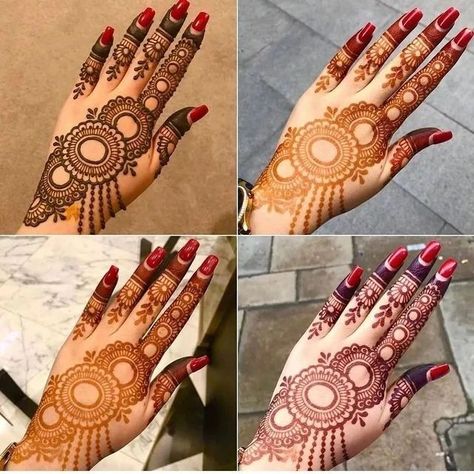 Mehendi, Henna, Henna Art on Instagram: "Tag Your friends👭👬👫 . Credit unknown Dm for credit If you have any problems with this post like credit or removal just DM me . . Follow @creative_zindagi for more ideas #beauty #naturalbeauty #homemade #facemask #mehendi #glowingskin #hennabrows #mehandi #makeuptutorial #naturalhairstyles #facepack #healthyfood #healthyskin #whiteskin #makeupartist #getridofdarkcircles #beautycounter #skincare #summer #bestskincare #handmade #handmadesoap #organic #dar Designer Mehandi Designs, Designer Mehandi, Back Side Mehndi Design, Side Mehndi Design, Back Side Mehndi, Henna Stain, Henna Brows, Latest Henna Designs, Mehndi Design Photos