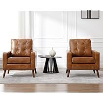 Leather Accent Chairs, Chairs For Living Room, Mid Century Modern Armchair, Faux Leather Chair, Living Room Chair, Best Leather, Leather Accent Chair, Upholstered Accent Chairs, Modern Armchair