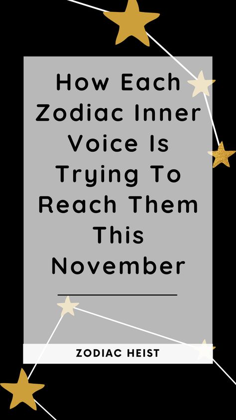 How Each Zodiacs Inner Voice Is Trying To Reach Them This November Gemini Horoscope Today, November Zodiac, Moon Aries, November Horoscope, Sagittarius Horoscope, Aquarius Horoscope, Scorpio Horoscope, Zodiac Signs Sagittarius, Horoscope Gemini