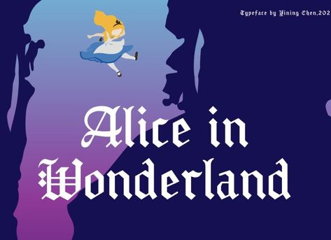 Alice In Wonderland Font Alice In Wonderland Font, Gothic Alphabet, Winter Fonts, Medieval Gothic, 1001 Fonts, Gothic Fonts, Sans Serif Typeface, Cricut Fonts, Rock Posters