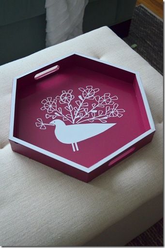 Diy Peacock, Tray Makeover, West Elm Inspired, Hand Painted Wooden Box, Painted Wooden Boxes, Door Design Images, Bar Tray, Inlay Furniture, Diy Tray