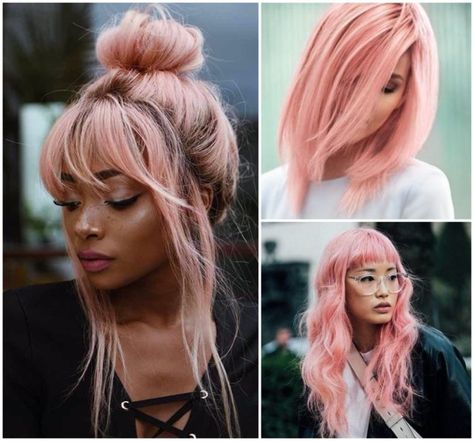 Blond Rose, Hair Colour, Hairstyle Ideas, Pink Hair, Hair Inspo, Beauty Hacks, Hair Color, Drama, Hairstyles