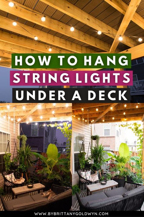 Porch String Lights, Deck String Lights, Outdoor Globe Lights, Hanging Patio Lights, Outdoor String Lights Patio, Patio Decor Ideas, Hanging String Lights, Patio String Lights, Pergola Lighting