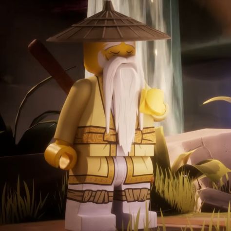 Ninjago: Dragons Rising S2E5 - The Spell at the Waterfall | tag(s): ninjago icon, ninjago pfp, wu icon, wu pfp Wu Ninjago, Lego Ninjago Dragons Rising, Sensei Wu, Ninjago Pfp, Ninjago Dragons Rising, Dragons Rising, Ninjago Dragon, Ninjago Lloyd, Lego Ninjago Lloyd