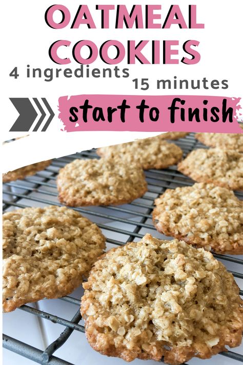 Cookie Recipe Without Baking Soda, Instant Oatmeal Cookies, Brown Sugar Oatmeal Cookies, Healthy Oat Cookies, Oatmeal Applesauce Cookies, Oatmeal Cookies Recipes Easy, Cookies Without Brown Sugar, Oat Cookie Recipe, Best Oatmeal Cookies