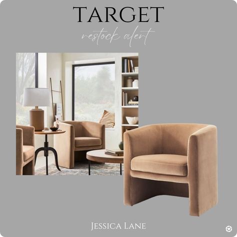 Accent Chair Living Room, Target Furniture, Target Home, Furniture Studio, Brown Chair, Chair Living Room, Velvet Accent Chair, Velvet Accents, Salon Ideas