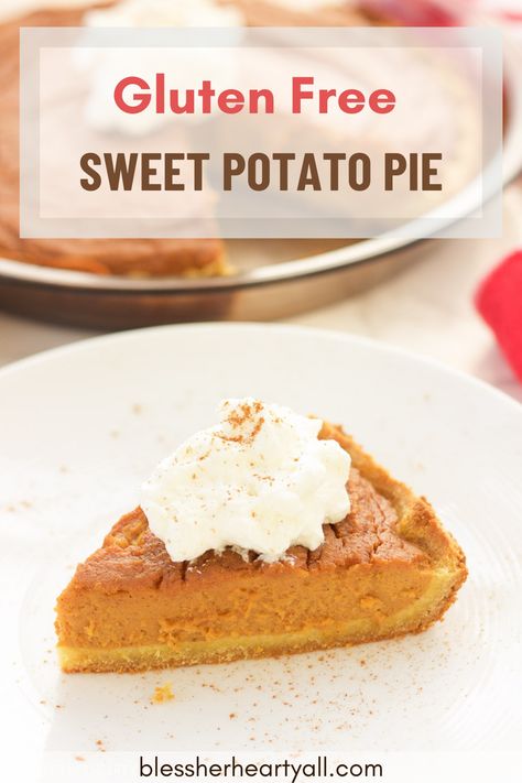 Dairy Free Sweet Potato Pie, Sweet Potato Pie Recipes, Graham Cracker Crust Recipe, Sweet Potato Pies Recipes, Vegan Pumpkin Pie, Chianti Classico, Vegan Pie, Gluten Free Pie, Gluten Free Grains