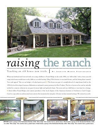 Raising the Ranch Story 1950s Ranch Remodel, Ranch House Additions, Ranch Addition, Ranch Houses, Ranch House Remodel, Ranch House Exterior, Camp House, Ranch Remodel, Building A Porch