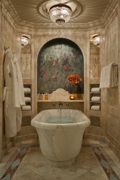 Soak it all in at the new Four Seasons Hotel Lion Palace in St. Petersburg French Country Bathroom, Interior Design Per La Casa, Bathroom Design Luxury, Dream Bathrooms, Bath Room, Dream Bathroom, Luxury Bath, Dream Rooms, Beautiful Bathrooms