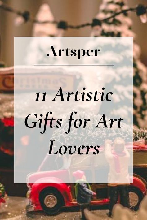 The holidays have rolled around again and Artsper has made our list (and checked it twice) of top artistic gifts for your friends and family. Adorn the artists and art lovers in your life with these incredible presents that are sure to delight! Equip your loved ones with special artistic tools or just give a gift that will spark their inspiration, you’ll find all the best ideas in our list below… - Gift Ideas, Creative, Art lovers, Christmas, Blog article Creative Ideas For Art, Artistic Gifts, Editorial Art, Present Christmas, Gifts For Art Lovers, Gifts For An Artist, Cultural Events, Ideas Creative, Blog Article