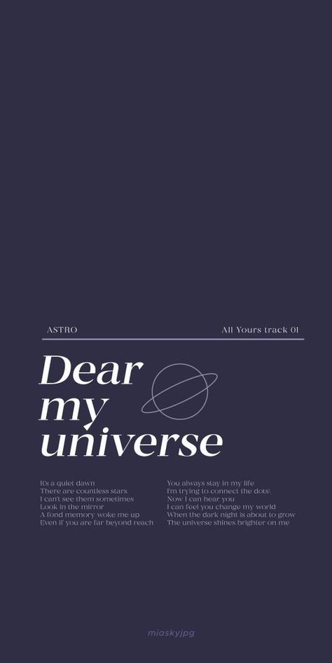 Astro Lyrics, Astro Fandom Name, Astro Wallpaper, Night Wallpaper, My Universe, Astro Kpop, Dear Me, Wake Me, Connect The Dots