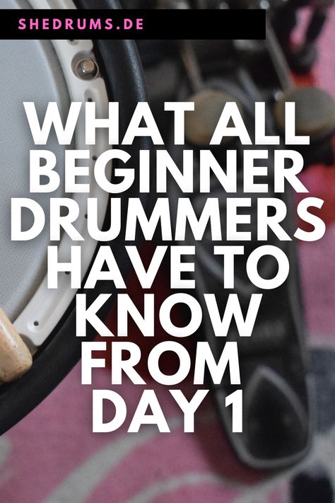 Beginner Drum Lessons, Learning To Play Drums, Learn How To Play Drums, Drumming For Beginners, Drum Lessons For Beginners, Drum Set Up, Beginner Drum Exercises, How To Play Drums For Beginners, How To Play The Drums