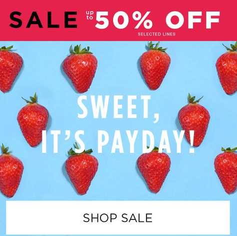 Email Banner, Sale Email, Pay Day, Sale Emails, Promotional Design, Email Design, Fruit, Quick Saves, Design