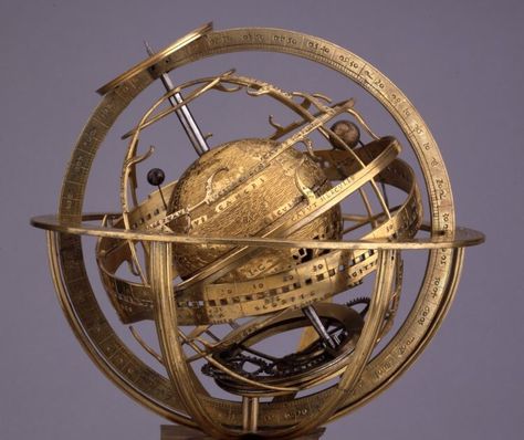 Armillary Sphere Tattoo, Astrolabe Aesthetic, Astronomical Sphere, Scientific Instruments, Armillary Sphere, Astronomy Art, Sundials, Treasure Planet, The Hours