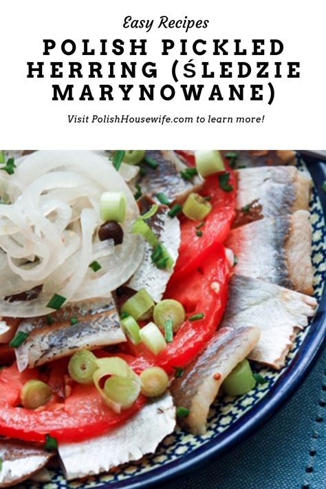 Try authentic Polish Pickled Herring (Śledzie marynowane), for holidays or everyday! #polish #recipe #herring #omega3 #fish Pickled Herring Recipe, Herring Recipes, Pickled Herring, Polish Recipe, Swedish Cuisine, Poland Food, Food Advice, Polish Food, Lobster Recipes