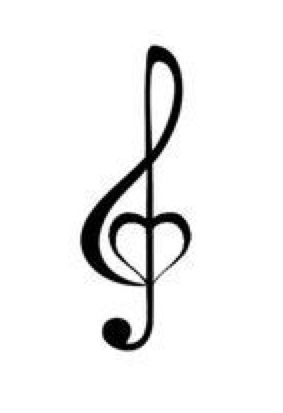 Music Heart Tattoo, Music Notes Tattoo, Heartbeat Tattoo, Key Tattoo, Music Tattoo Designs, Note Tattoo, Music Drawings, Music Crafts, Music Illustration