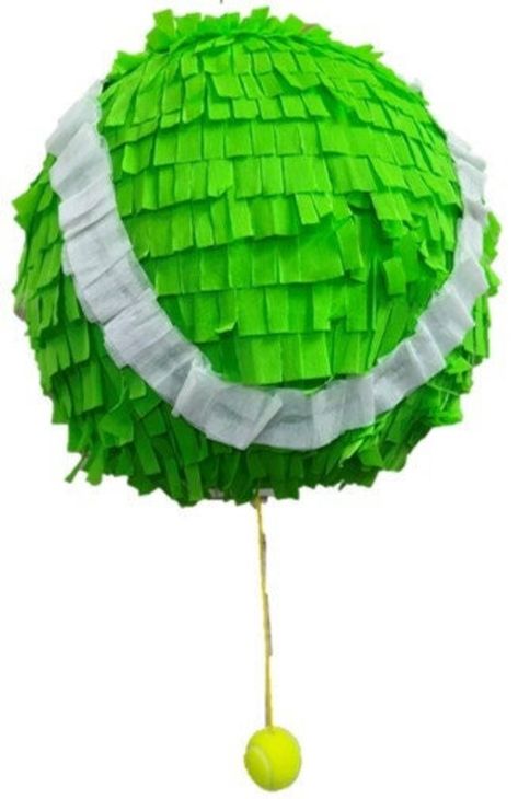 TENNIS BALL PIÑATA IDEAL FOR PARTIES DOGS. It has a rope (macrame) and a tennis ball installed at the end (3in). The rope is 20" long. When you pull the ball, the door below will open and the candy and toys will come out. EASY TO FILL - It can hold between 10-15 tennis balls. Come with It has a small opening. You can fill up to 5lbs of stuffers, fill fruit, candies chocolates, mini toys, and others (not included). CHARACTERISTICS OF THE PIÑATA Round is 14" Diameter The weight is approximately: 1-2Kg (4 to 6 lbs) Filling not included The price only includes the piñata It has a small opening on one side to introduce toys, sweets and others (not included). There may be variations in the colors of the images by the resolution of the screen. If you have any questions, send me a message and I wi Tennis Ball Pinata For Dog, Tennis Ball Crafts, Dog Party Decorations, Rope Macrame, Mini Toys, Dog Birthday Party, Dog Party, Tennis Balls, Tennis Ball