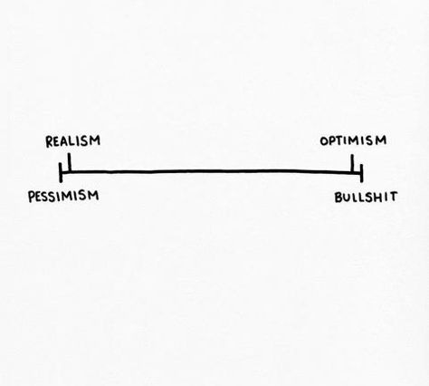 Pessimism. Realism. Optimist Pessimism Quotes, Realism Quotes, International Relations Theory, Realist Quotes, White Illustration, Black And White Illustration, I Can Relate, Sarcastic Quotes, Happy Thoughts