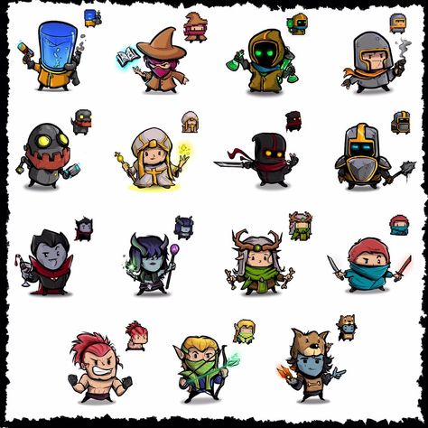 Soul Knight Art, Soul Knight, 2d Character Animation, Medieval Games, Castle Crashers, The Binding Of Isaac, Arte 8 Bits, Pixel Art Games, Knight Art