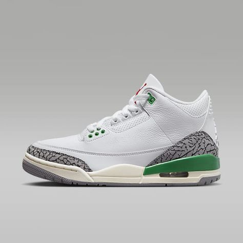 Nike Air Tailwind, Jordan Shoes For Women, Nike Flight, Expensive Shoes, Jordan 3 Retro, Nike Air Presto, Nike Air Shoes, Air Jordan 3 Retro, Lucky Green