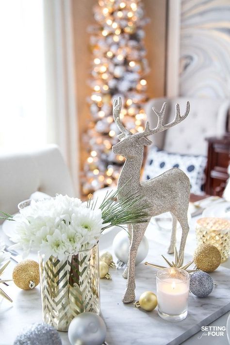 Styled and Set Christmas Table Decor Ideas Homemade Christmas Table Decorations, Christmas Decorations 2022, Christmas Table Decor Ideas, Place Setting Ideas, Christmas Gala, Tablescapes Christmas, Xmas Table, Christmas Table Decor, Table Decor Ideas