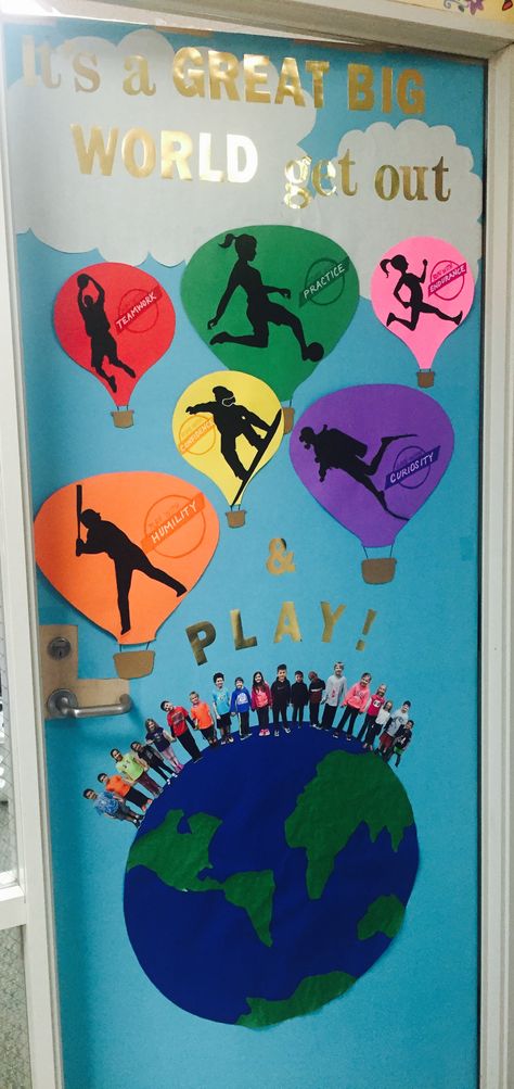 Summer Camp Art, Art Program, Kids Ministry, Sports Wall, Classroom Door, Fun Run, Art Programs, Camping Art, Door Decoration