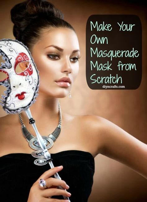 Fabulous DIY – Make Your Own Masquerade Mask from Scratch Costumes With Masks, Diy Masquerade Mask, Masquerade Mask Diy, Masks Kids, The Mask Costume, Mascaras Halloween, Hallowen Ideas, Fabulous Diy, Venetian Masks