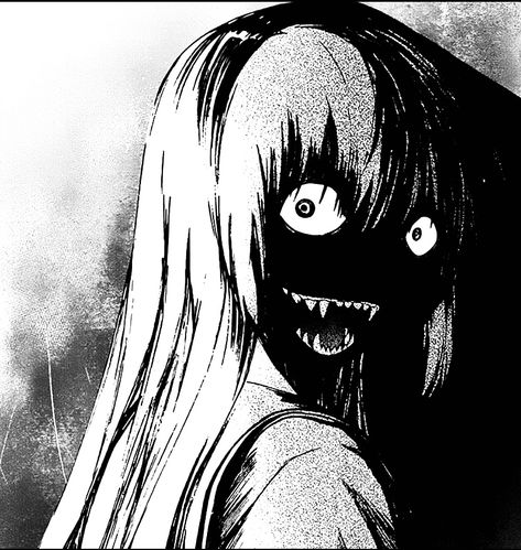 Horror Art Dark, Horror Drawing, Japanese Horror, Art Dark, Dark Art Illustrations, Scary Art, Anime Monochrome, Creepy Art, 영감을 주는 캐릭터