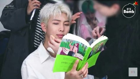 Rm Reading, Kim Jiyoung Born 1982, Kim Nam Joon, Feminist Books, Bts Bomb, Reading A Book, Avid Reader, Pop Idol, Reality Show