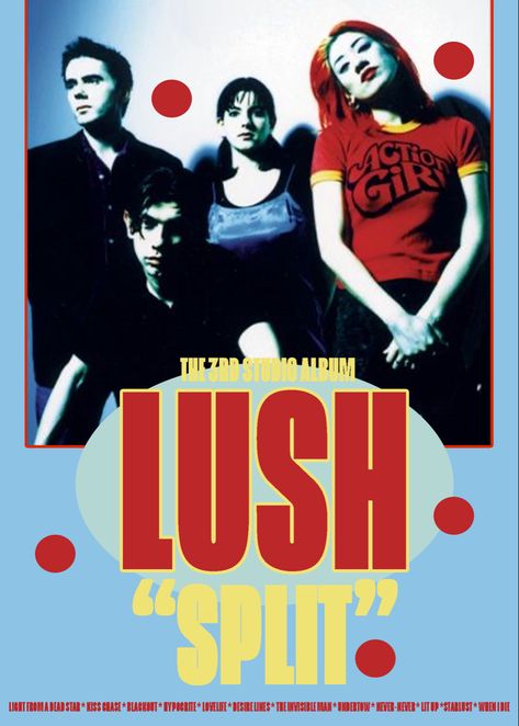 Shoegaze Aesthetic Wallpaper, Shoegaze Poster, Lush Poster, Shoegaze Fashion, Lush Poster Band, Mitski Lush Poster, Lush Band, Slowdive Poster Vintage, Pinky Wallpaper