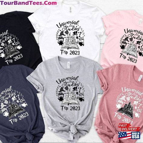 Universal Studios Trip 2023 T-Shirt Family Vacation Shirt Hollywood Hoodie Check more at https://tourbandtees.com/product/universal-studios-trip-2023-t-shirt-family-vacation-shirt-hollywood-hoodie/ Family Vacation Shirts, Vacation Shirts, Family Shirts, Family Vacation, Hollywood, Disney, Birthday, T Shirt