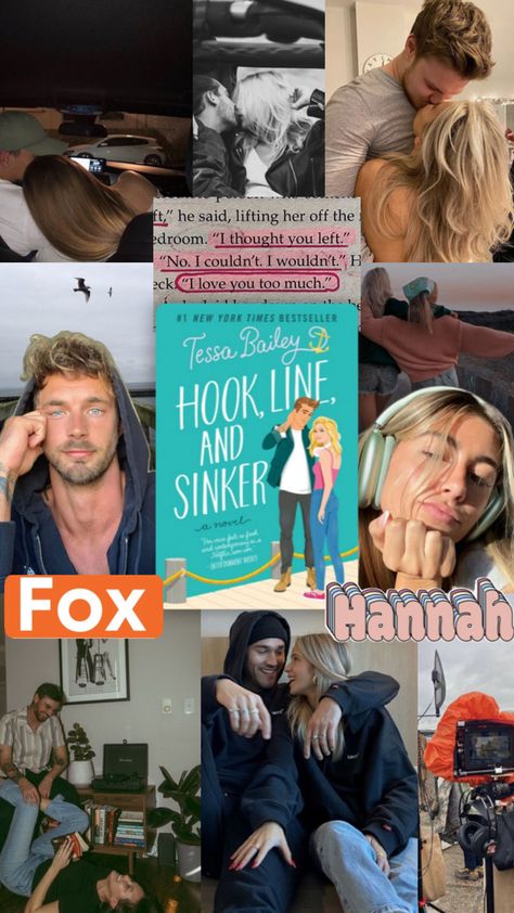 Book Aesthetic Fox Hook Line And Sinker, Hook Line Sinker, Tessa Bailey, Hook Line And Sinker, Romance Series Books, Romance Series, Books For Teens, Book Aesthetic, Love You So Much