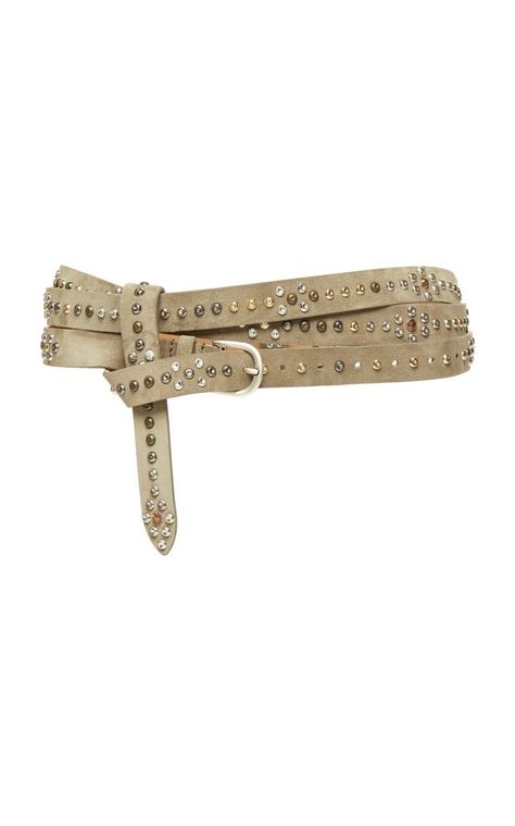 Boho Rock, Leather Dye, Wrap Belt, Studded Leather, Belts For Women, Moda Operandi, Isabel Marant, Leather Belt, Fashion Collection