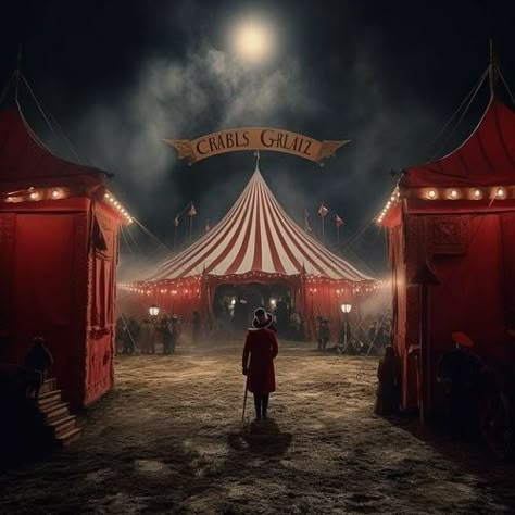 Harrow Faire, Caraval Aesthetic, Circus Core, Circus Book, Haunted Circus, Midnight Circus, Haunted Carnival, Caraval Series, Creepy Circus