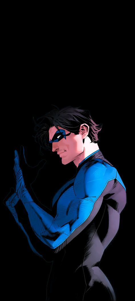 Batman Superman Wallpaper, Iphone15pro Wallpaper, Invincible Wallpaper, Black Wallpapers For Iphone, Black Wallpaper For Iphone, Nightwing Art, Nightwing Wallpaper, Zodiac Leo Art, Epic Backgrounds