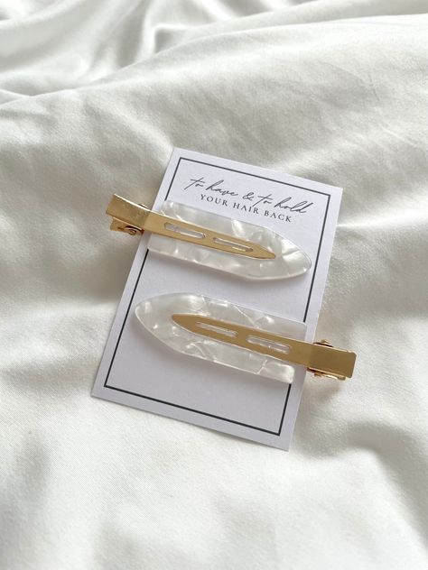 "\"to have and to hold your hair back\" 2 piece set marble hairclips - white or rainbow * 3 font styles to choose from  bridesmaid gift | maid of honour gifts | bridal party proposal ideas | bachelorette party favours | girls marble hairclips | hair accessories  *SHIPPING CA - untracked lettermail, FREE  (upgraded options available) US - tracked shipping free over $35USD International - tracked shipping free over $100CAD Local pickup (Hamilton, ON) - USE CODE: LOCALPUP Thank you so much for supp Hair Clip Bridesmaid, Maid Of Honour Proposal Ideas, Bridesmaid Proposal Elegant, To Have And To Hold Your Hair Back, Bridesmaid Proposal Bags, Small Bridesmaid Proposal, Bachelorette Proposal Ideas, Day Of Bridesmaid Gifts, Bridemaids Proposals Gift Ideas