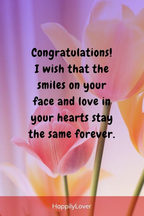 Newly Wed Couple Quotes, Happy Engagement Quotes, Congrats On Engagement, Quotes Congratulations, Engagement Message, Wedding Wishes Messages, Engagement Captions, Congratulations Wishes, Wedding Wishes Quotes