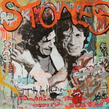 Saatchi Art Artist Kristin Kossi; Painting, “Stones” #art Richard Hamilton Pop Art, Art Final Project, Richard Hamilton, Digital Art Drawing, Contemporary Portrait, Forms Of Art, Art Prints Online, Music Artwork, Painting Photography