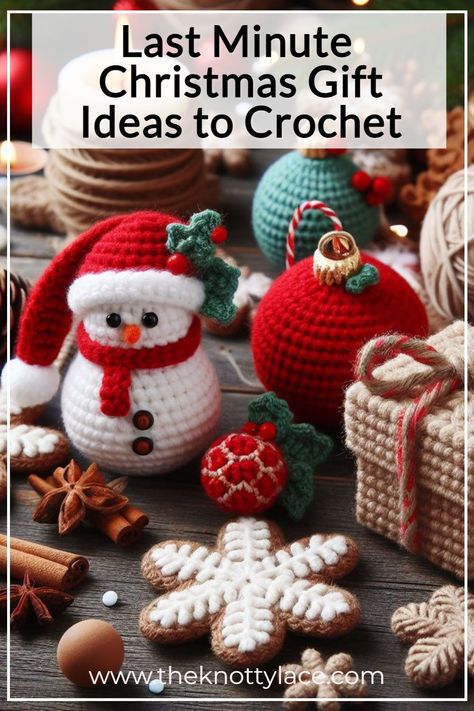 Crochet Patterns For Christmas Gifts, Crochet Gifts For Women Quick, Crochet Quick Christmas Gifts, Crochet Club Ideas, Crochet Gifts For Parents, Diy Crochet Gifts For Friends, Small Christmas Crochet Ideas, Christmas Gift Ideas Crochet, Christmas Crochet To Sell