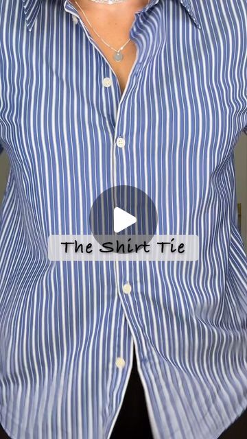 Tie Knot In Shirt, How To Tie A Blouse Knot, Tie Shirt Knot, How To Tie A Shirt Knot, How To Tie A Shirt, Tie A Shirt, How To Tie A Knot, Shirt Knot, Knotted Blouse